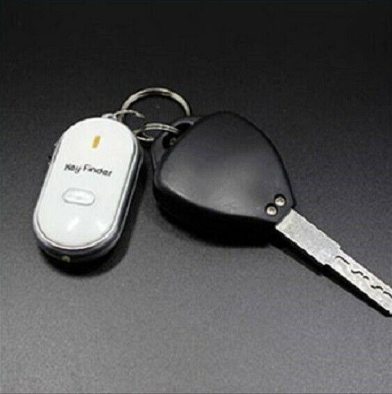 3x Key Finder Wireless Whistle Response w/ Flash LED Anti-Lost Ring Beep Sound A