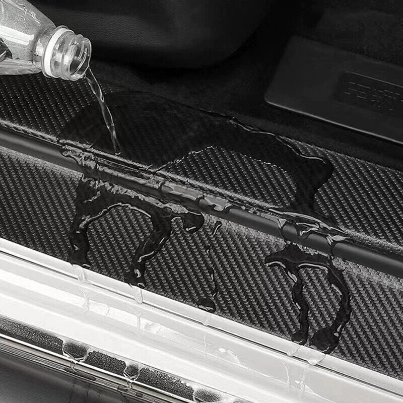 4pcs Compatible with Ford Ranger Raptor Door Sill Plate Cover Panel Protector Stickers