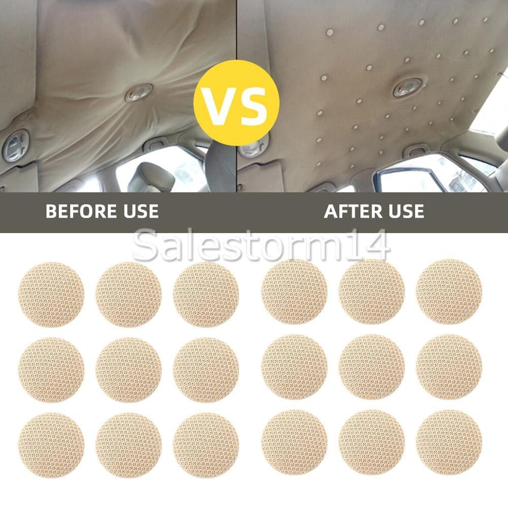 60* Car Roof Lining Liner Repair Kit Fix Sagging Headliner Pins Buckle Rivet OZ