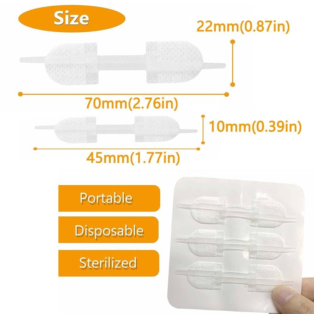 Zipper Tie Wound Closure Patch Hemostatic Patch Wound Fast Suture Zipper Band