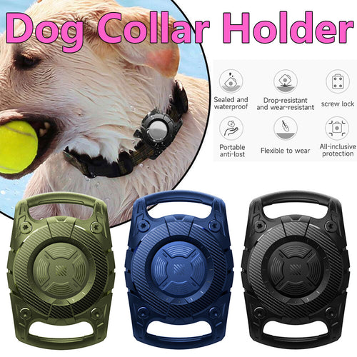 Waterproof Dog Collar Holder Silicone Pet Air Tag Case Cover Compatible with Apple Airtag AU