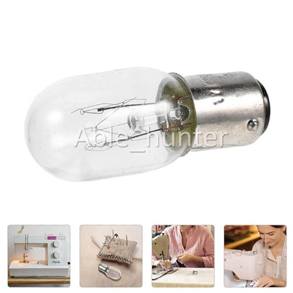 3x 15w Sewing Machine Bulb (Bayonet) - For Janome, Elna, Brother, Singer, Globe