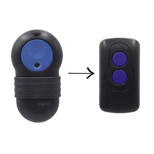 Merlin M802 Blue Compatible Garage Door Remote Control Prolift 230T/430R Switch