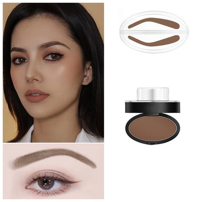 Cosmetic Definition Natural Shape Eyebrow Shadow Stamp Waterproof Brow Dye Kit