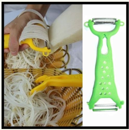 Kitchen Fruit Vegetable Peeler Potato Carrot Cucumber Cheese Slicer Tool AU New