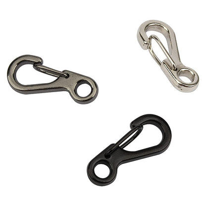 10/20x Mini Carabiner Alloy Key Buckle Keychain Snap Spring Clip Hook Tool DIY