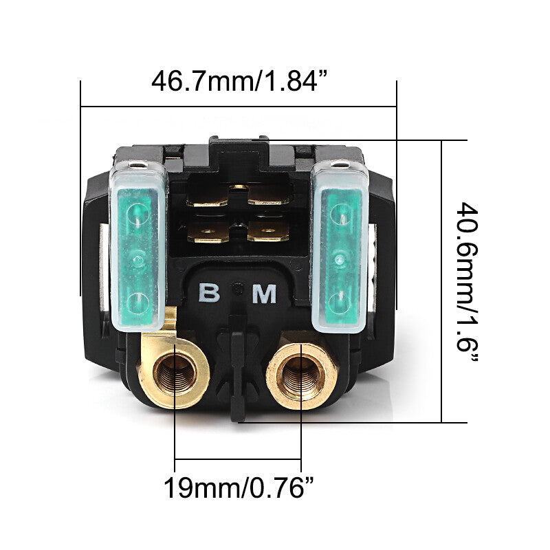 Starter Solenoid Relay For Yamaha YFM 350/400/450/660 Grizzly Kodiak Big Bear