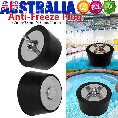 2PCS Pool Winterizing Plug Winter Expansion Plug Rubber Swimming Pool Leak Proof