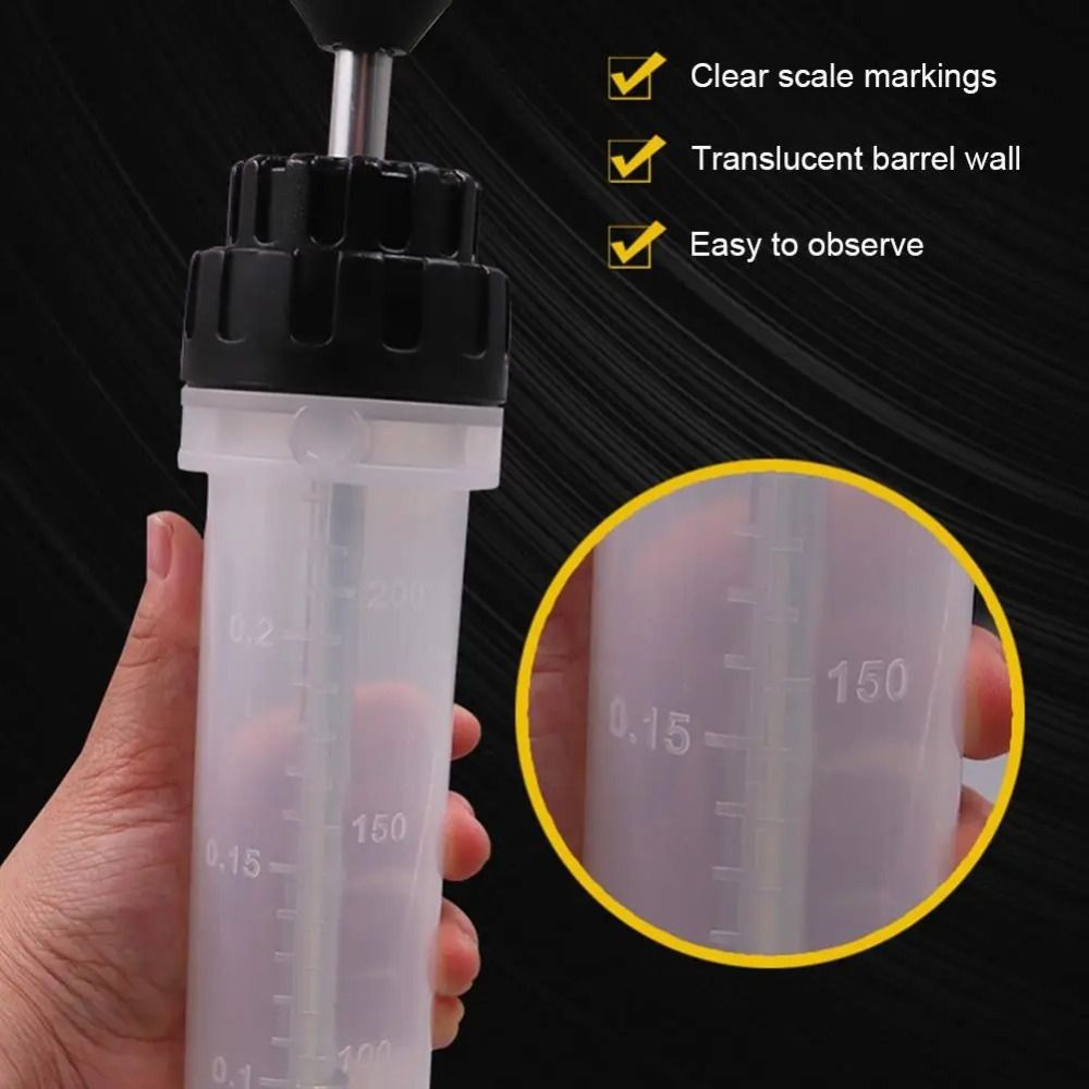 Auto Oil Change Syringe With Hose Manual Fuel Suction & Filler Fluid Oil Change