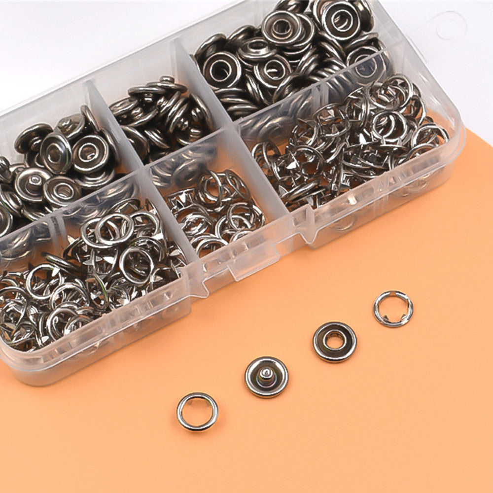 100Pcs Metal Sewing Buttons Press Stud Snap Fastener Kit Pliers Snap On Tool DIY