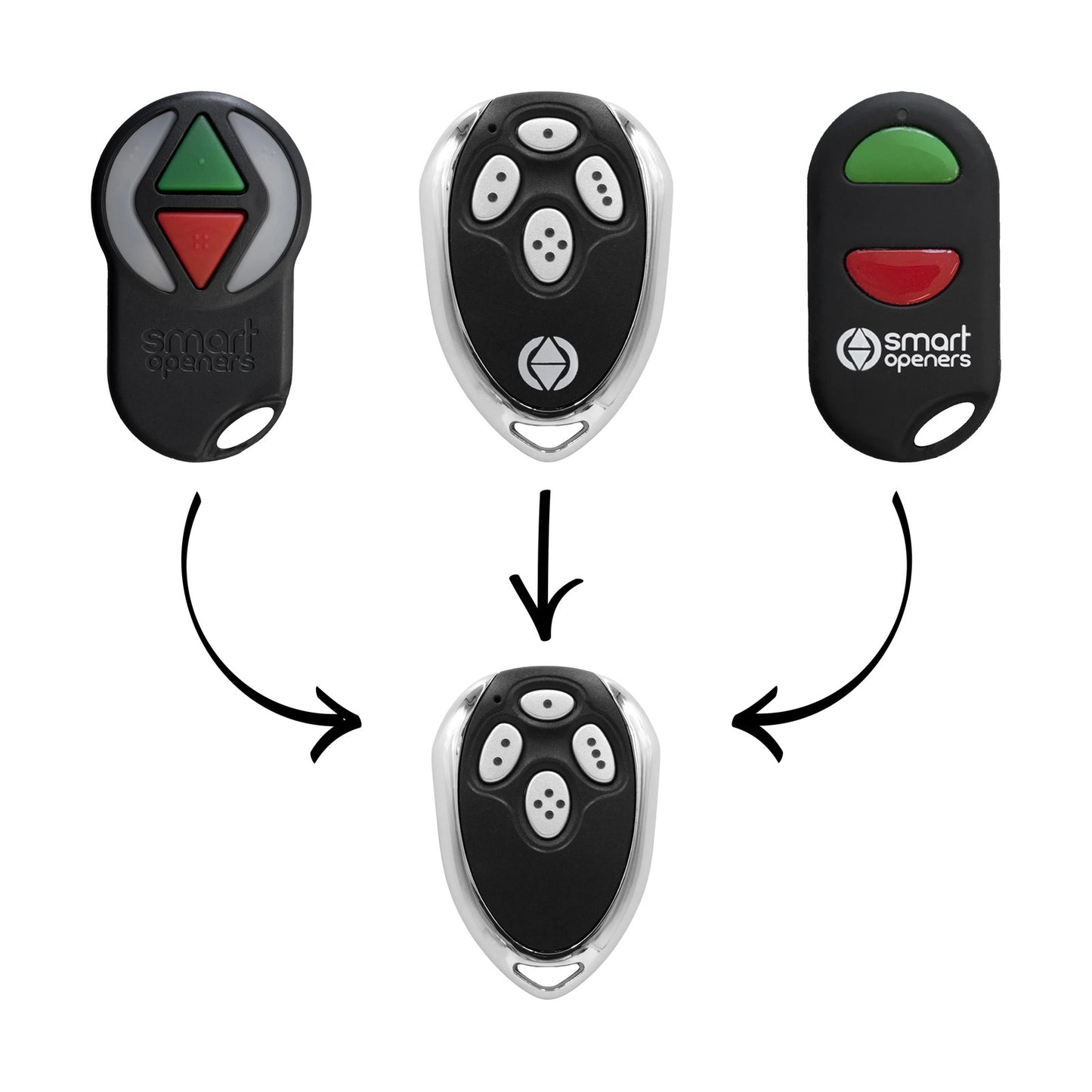Smart Openers Compatible Remote Gate/Garage N16348/Nano/Roller Disc/Smart Lifter