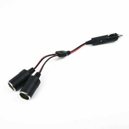 Double Power Dual Car Cigarette Lighter Socket Plug Adapter-Charger Splitter 12V