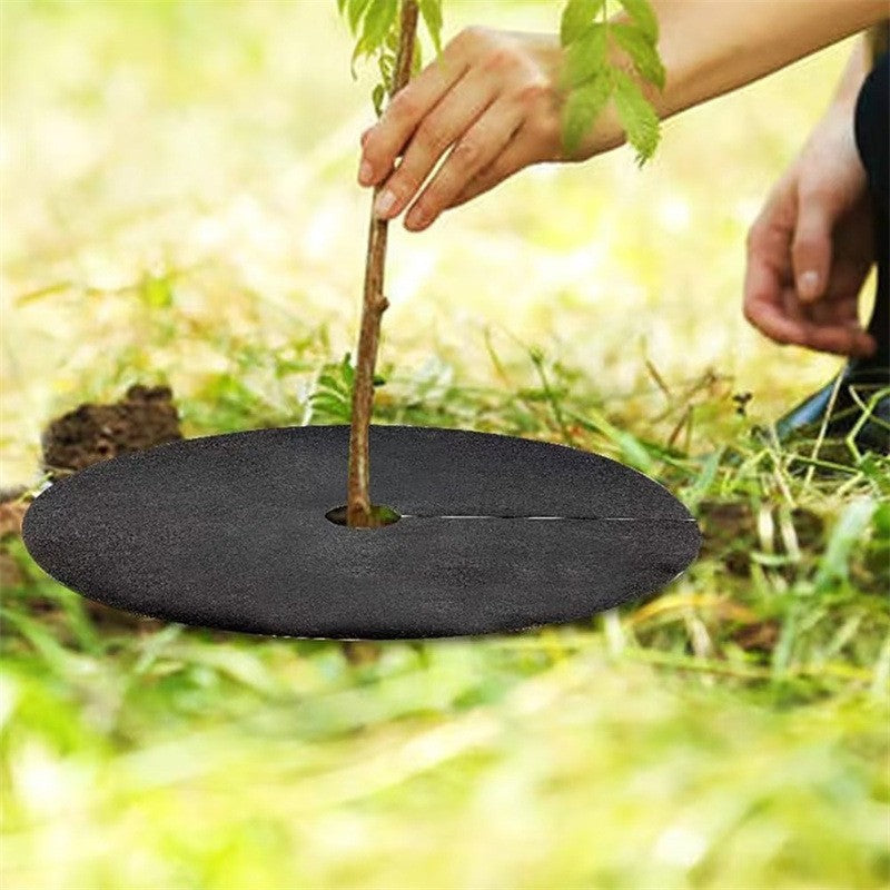 5Pcs Landscaping Mulch Disc, Thick Weed Barrier Cover for Yard Plants
