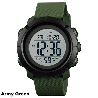 SKMEI Digital Sports Watch Mens 50M Waterproof Resistant Casual Military 1426