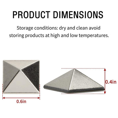 10Pcs Pyramid Studs Snowboard Grip Stomp Pad  for Snowboarding