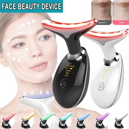 Neck Anti Wrinkle Face Beauty Device Skin Lifting Tighten Rejuvenation Massager