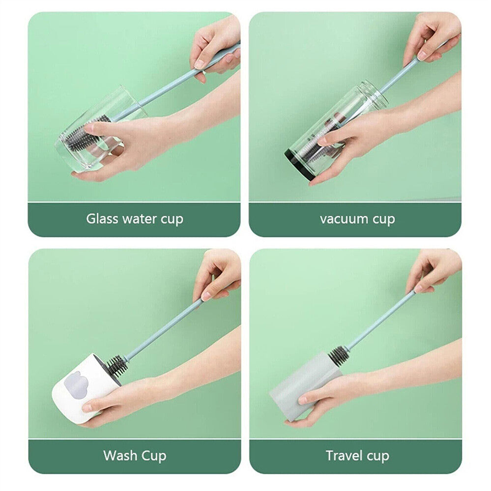Long Handle Bottle Brush Cleaning Brush Scrubbing Tool Cup Brush Kettle Brush