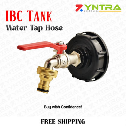IBC Tank to 1/2"Connector Adapter Fittings Tool S60X6 Yard Garden Water Tap Hose