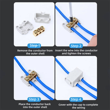 Conductor Brass Quick Terminal Block Large Current Wire Connector  Electrical