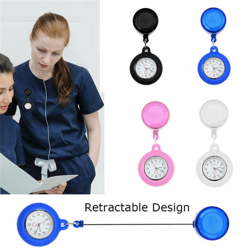 Pin Doctor Medical Hanging Retractable Nurse Watch Fob Watch Pocket Watch