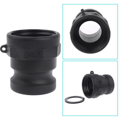 Hose Connector 2" Coarse Thread X 2" Cam Lock IBC Tank Adapter Fittings Valve