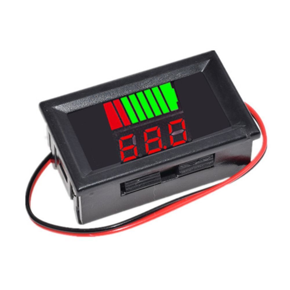 Meter Battery Tester 12V 24V 36V 48V 60V 72V Car Battery Charge Level Indicator