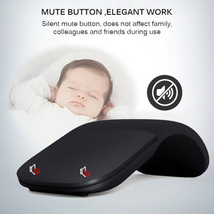 Bluetooth 4.0 Silent Folding Wireless Arc Touch Mouse Mice For PC Laptop Mac AU