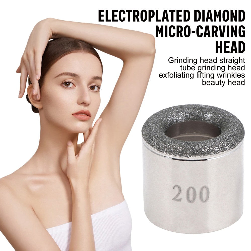 4x Dermabrasion Replacement Tips, Diamond Dermabrasion Heads, Durability Facial