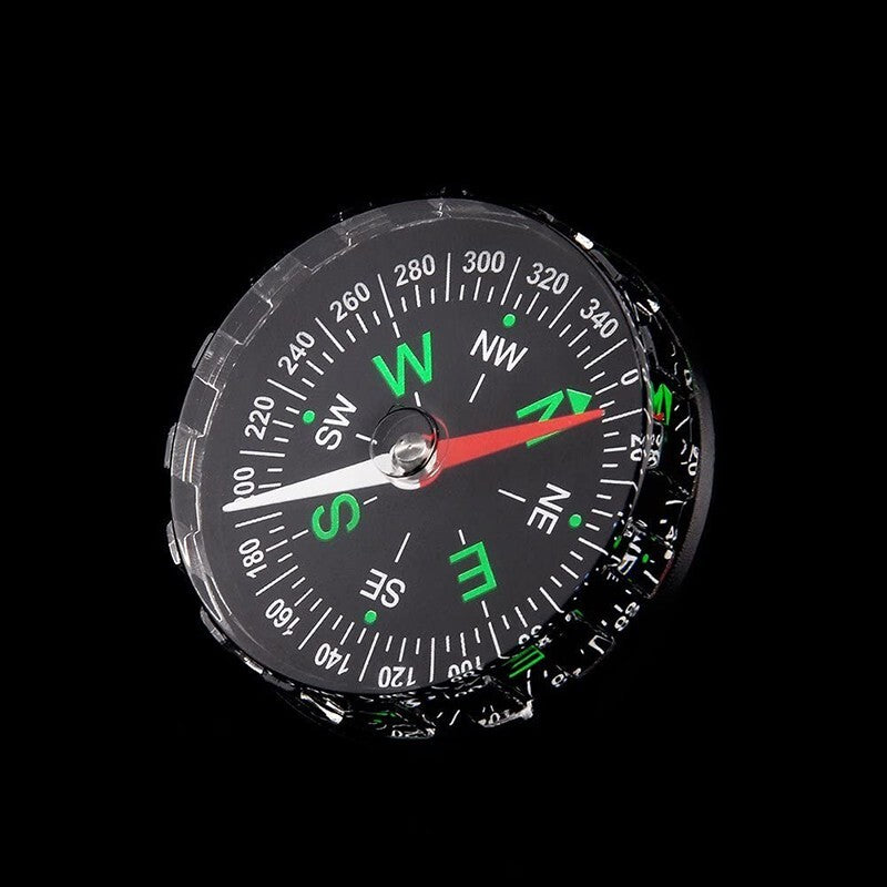 1PCS 45mm Mini Pocket Compass Outdoor Sports Camping Hiking Navigation Black NEW