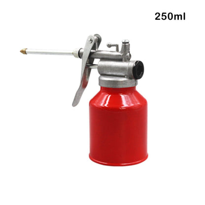 250/400ml Aluminium Oiler Oil Can High Pressure Gun Rigid Metal Nozzle Durable