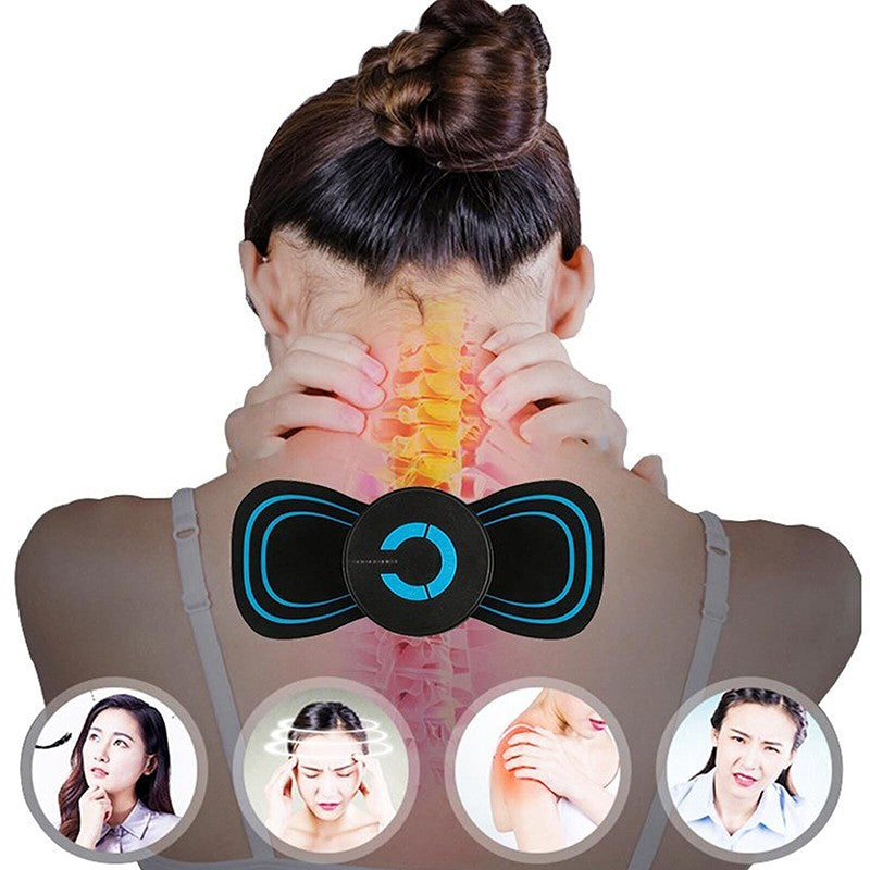 Pulse Tens Unit EMS Massager Back Full Body Muscle Stimulator Pain Relief Device