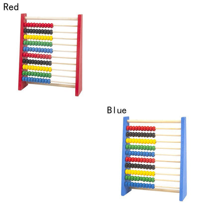 Educational Wooden Abacus Calculation Bead Counting Intelligence Development