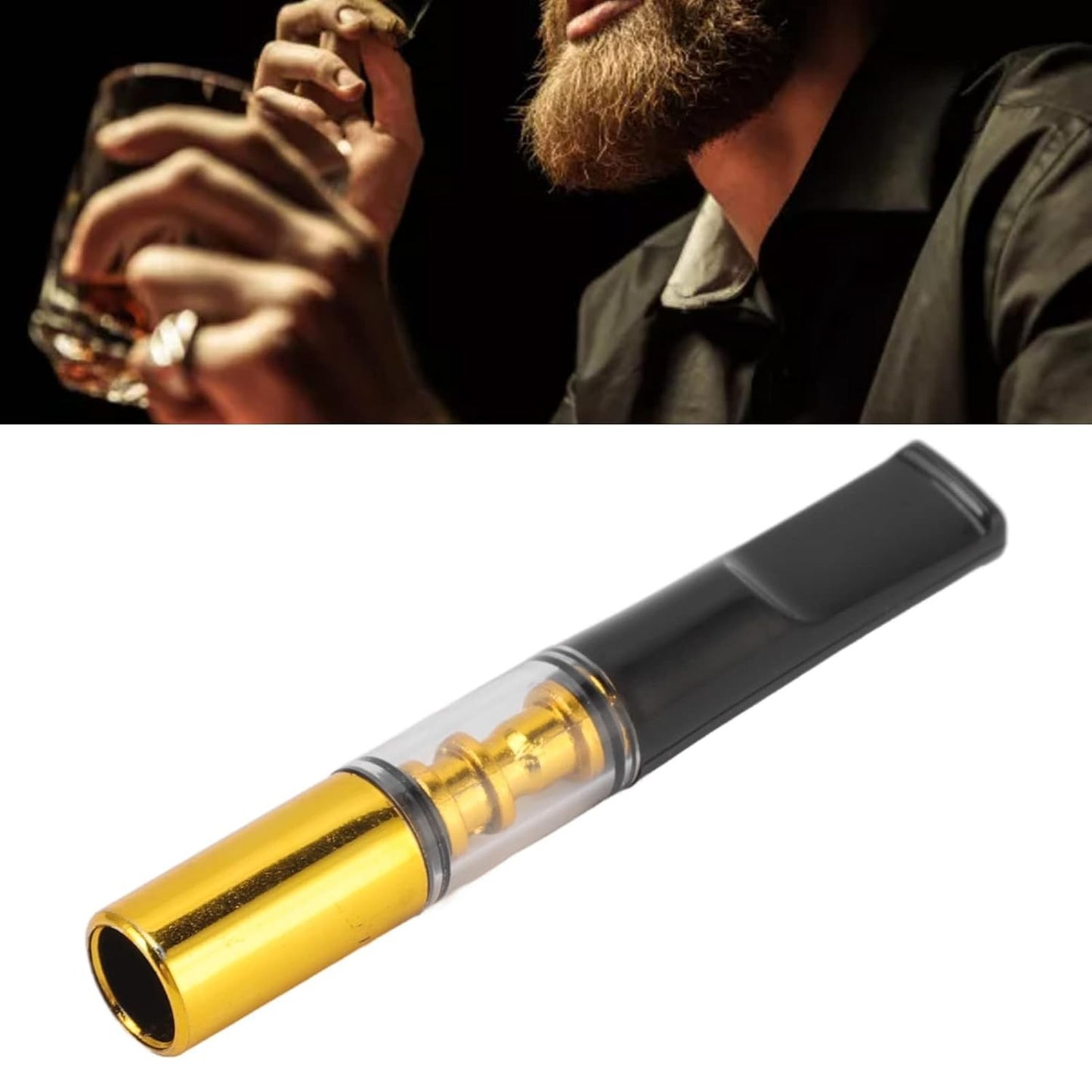5pcs Filter Cigarette Holder Reusable Smoke Tar Filter Holder Reduce Smoke Tar