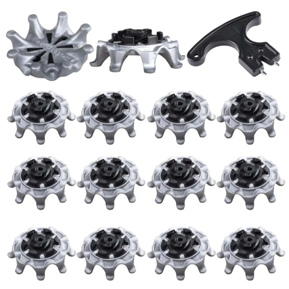 14Pcs Replacement Golf Shoe Spikes Footjoy Removable Screw in Studs Fast Twist – Compatible with Golf