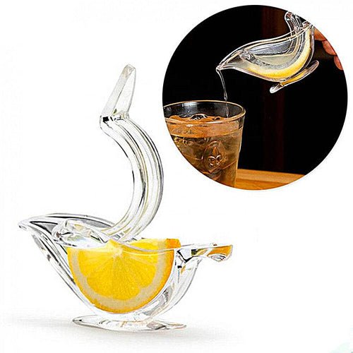 Bird Lemon Wedge Squeezer, Bird Lemon Squeezer, Acrylic Manual Lemon Slice Squee