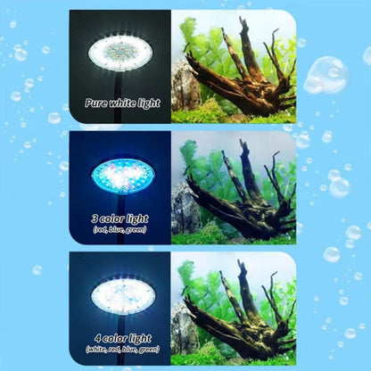 5W/7W Clip On LED Aquarium Light Small Fish Tank Light USB Dimmable Moving Lamp