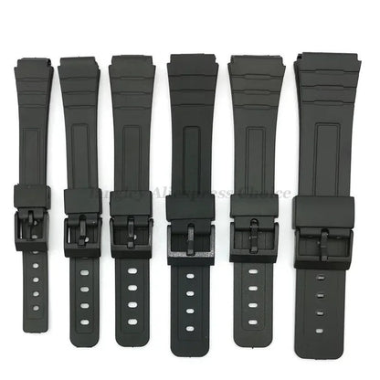 Silicone Watch Strap for CASIO F91W W-800H 18Mm for W800H SGW400 F91W F84 F105/1