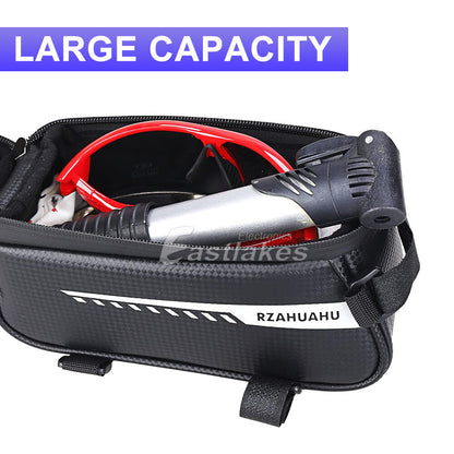 Waterproof Bike Bicycle Motorcycle Handlebar Mount Holder Case Compatible with Apple Samsung