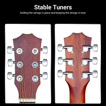 Metal Guitar String Tuning Pegs Locking Tuners  Stringed Instruments