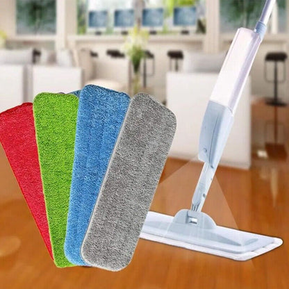 Replacement Microfiber Flat Mop Head Refill Floor Cleaning Pads Absorbent Cloths