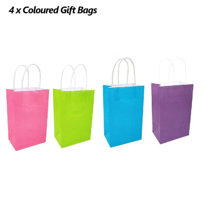 Bulk Paper Kraft Bag Coloured Shopping Carry Retail Gift Party Wrapping Bag