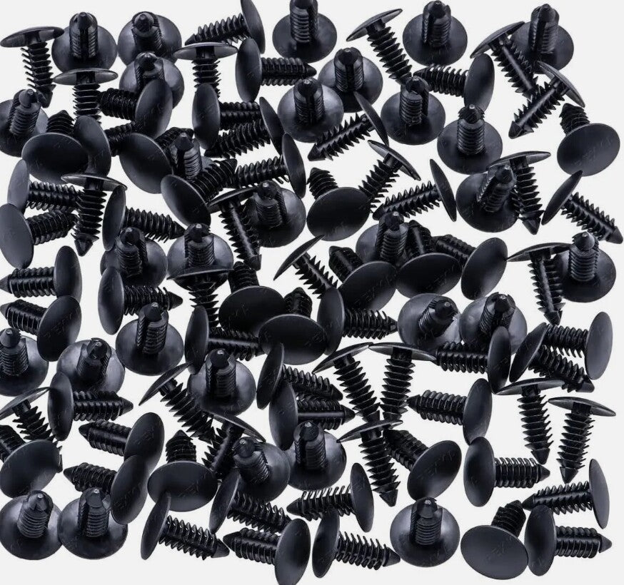100X Car Trim Body Clips Kit Rivets Retainer Auto Panel Bumper Plastic Fastener