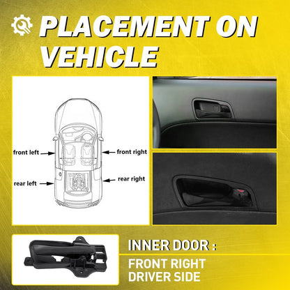 Front Right Driver Side Inner Door Handle For HYUNDAI I30 2007-12 5DOOR/WAGON