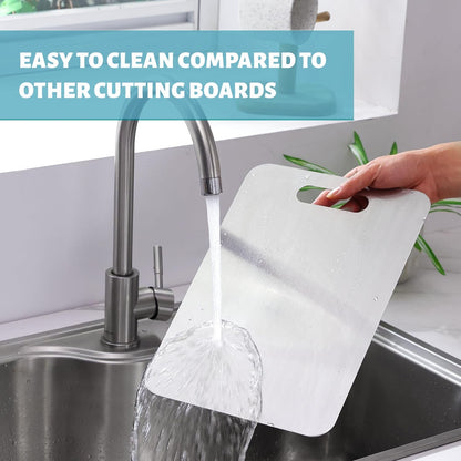 304 Stainless Steel Anti-Bacterial Cutting Chopping Boards 3pcs Altern Tatimium