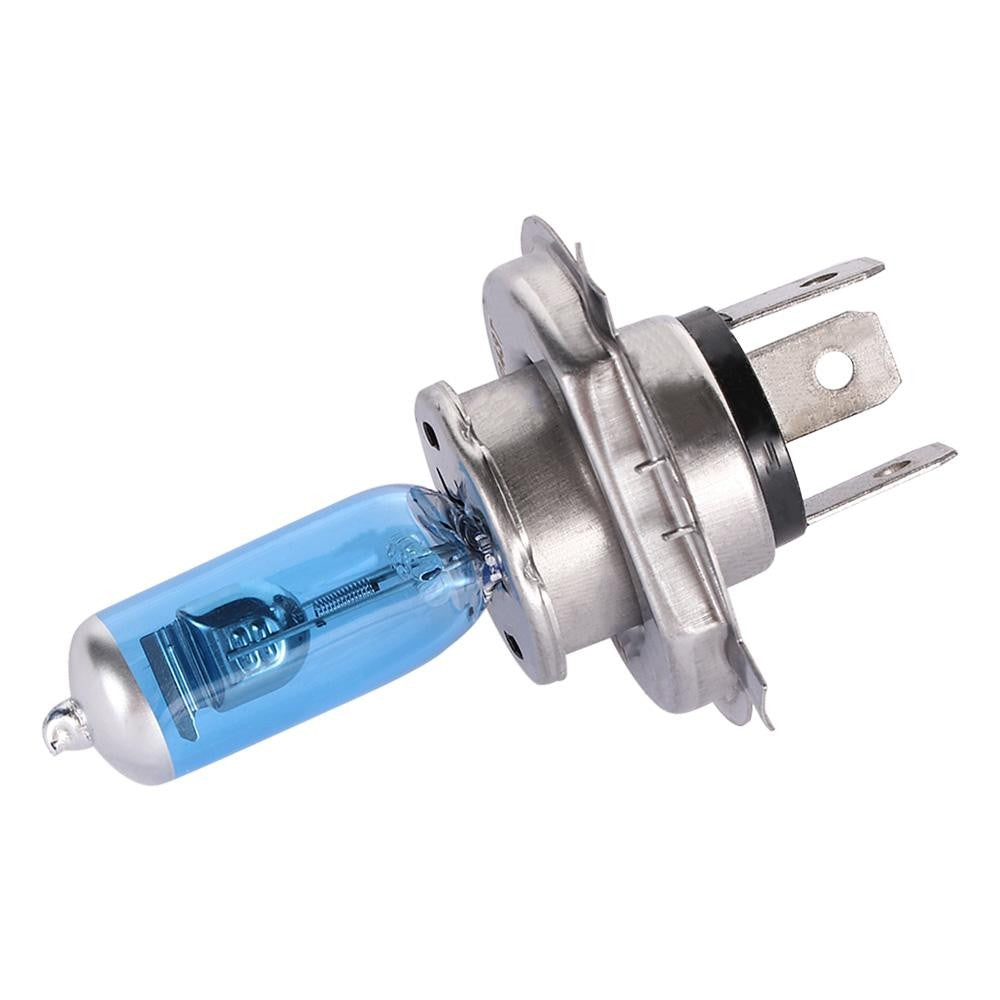 2Pcs H4 12V 60/55W Halogen Car Light Bulbs White Light Super Xenon White 5000K