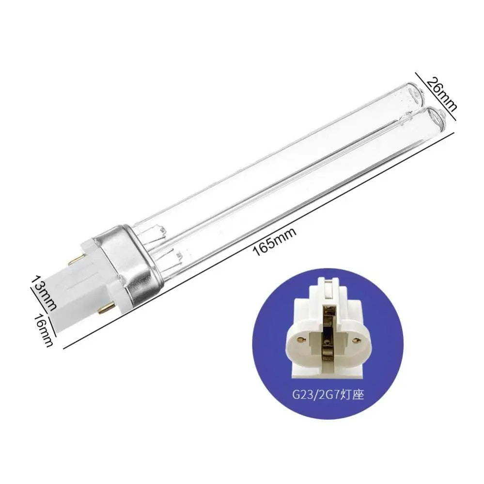 G23/2G7 9W UV Bulb Lamp Light Tube UVC for Pond / Aquarium Steriliser Filters