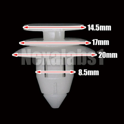 10 Compatible with Ford Falcon BA BF FG Interior Door Panel Liner Trim Card Clips Fasteners'