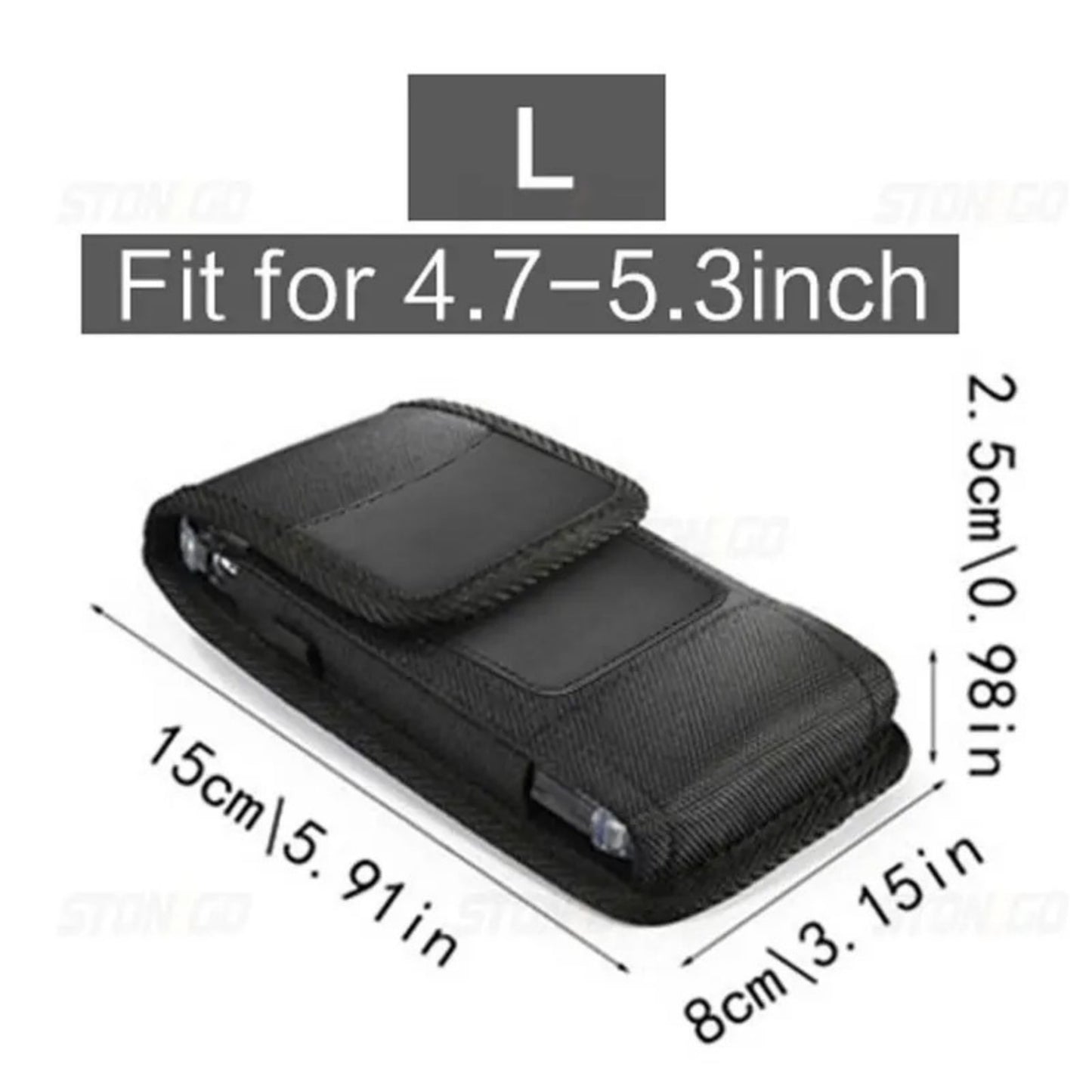 Universal Men Waist Bag Mobile Phone Belt Clip Case Mobile Phone Holster Pouch