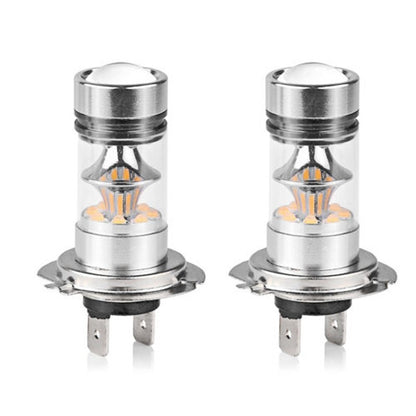 2 PC H7 60W LED Amber /White /Ice blue /Blue Projector Fog Driving Light Bulbs