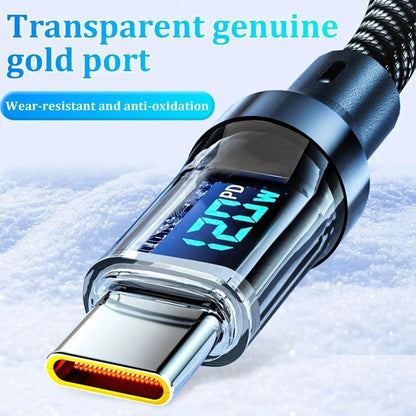 Fast Charging USB To Type-C Cable Compatible with Huawei / Xiaomi / Samsung / Vivo